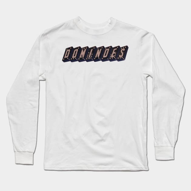 Dominoes Long Sleeve T-Shirt by FolkBloke